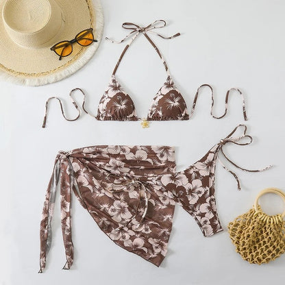 Tie-Back Triangle Bikini Cover Up