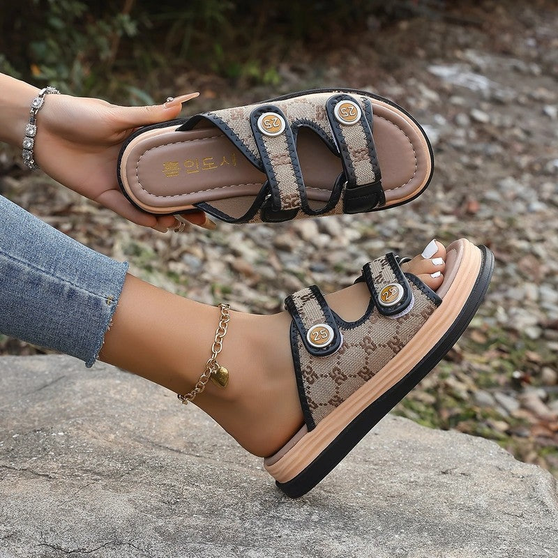 Valesi Double Strap Platform Sandals