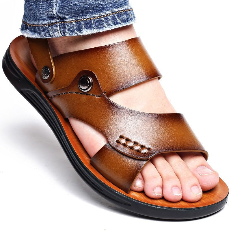 Varino Relaxed Double Strap Sandals