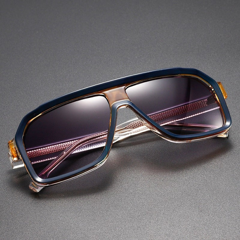 Varnor Oversized Gradient Shield Sunglasses