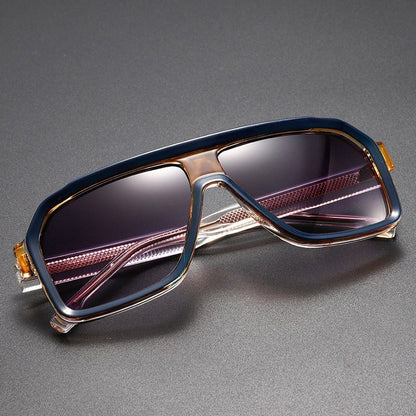 Varnor Oversized Gradient Shield Sunglasses