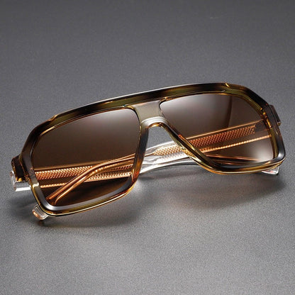 Varnor Oversized Gradient Shield Sunglasses