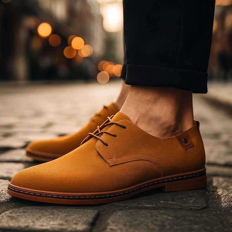 Veldin Smooth Lace-Up Derby Shoes
