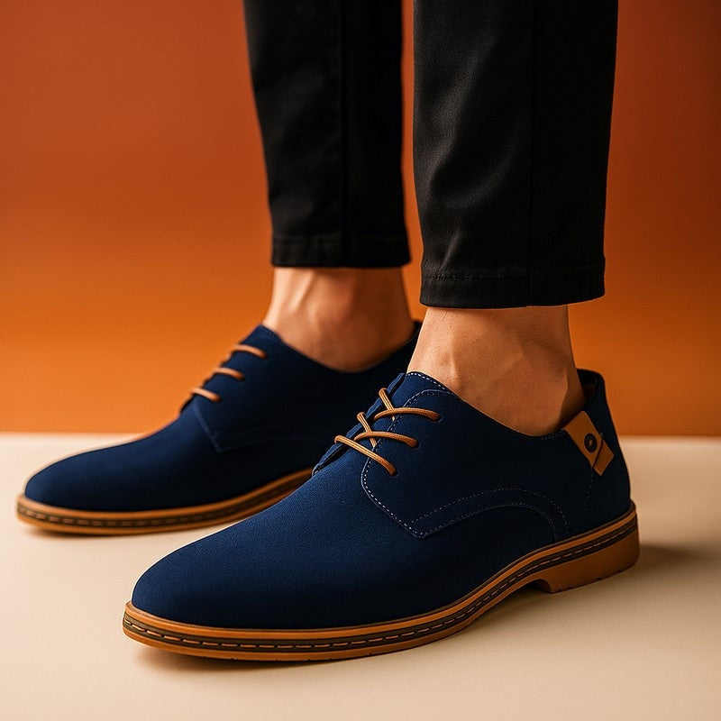 Veldin Smooth Lace-Up Derby Shoes