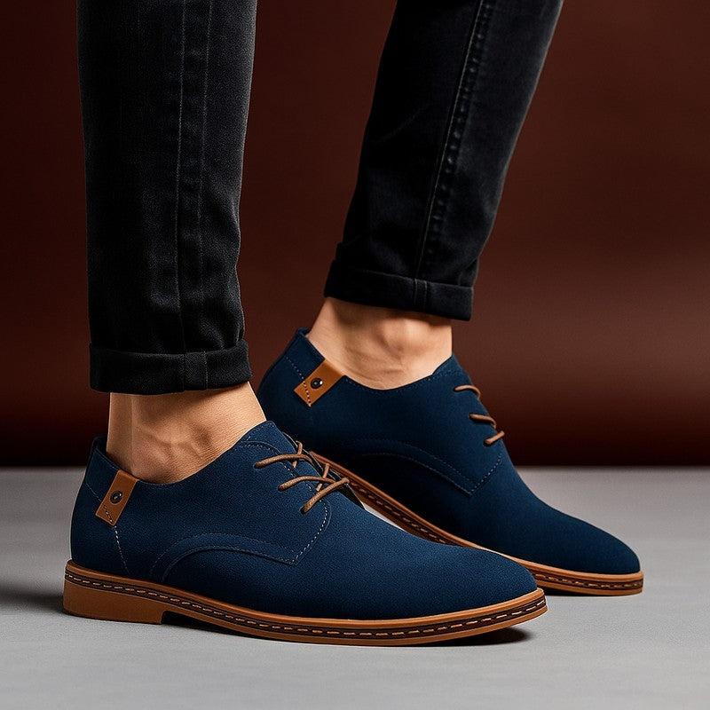 Veldin Smooth Lace-Up Derby Shoes