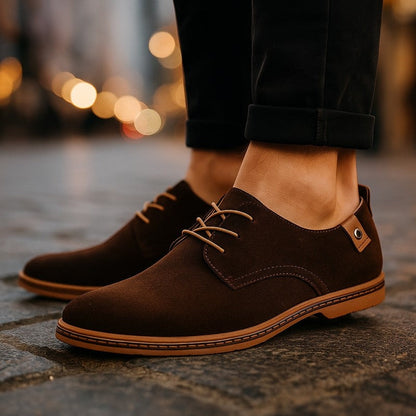 Veldin Smooth Lace-Up Derby Shoes