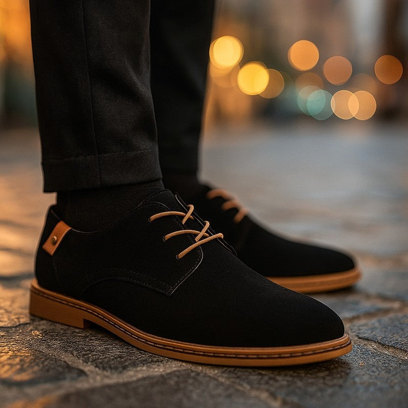 Veldin Smooth Lace-Up Derby Shoes