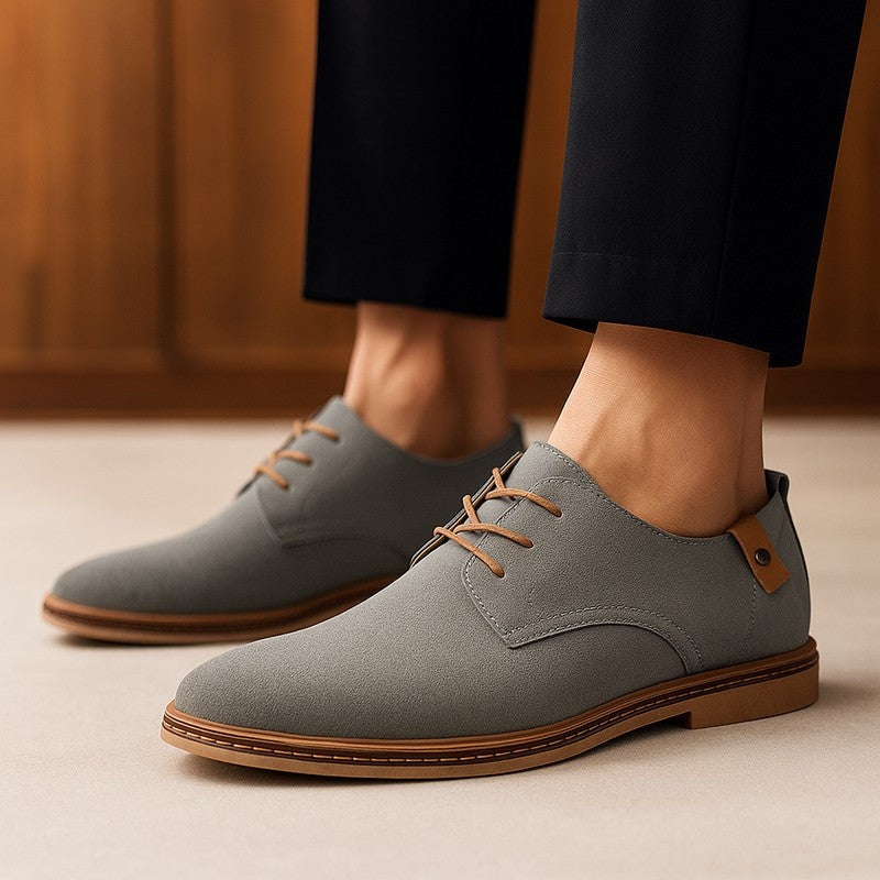 Veldin Smooth Lace-Up Derby Shoes