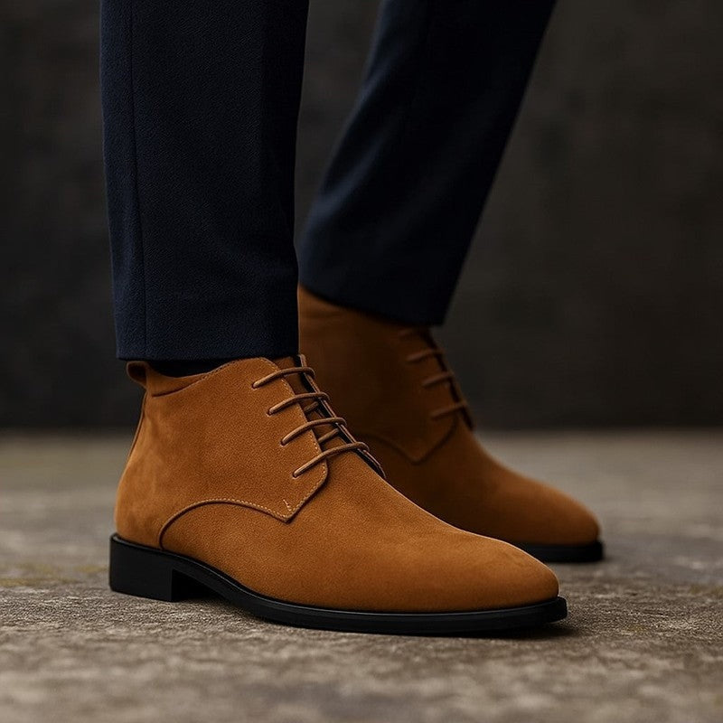 Venzio Suede Lace-Up Chukka Boots