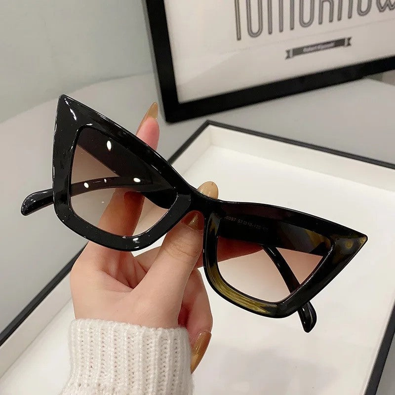 Vesari Angular Cat Eye Sunglasses