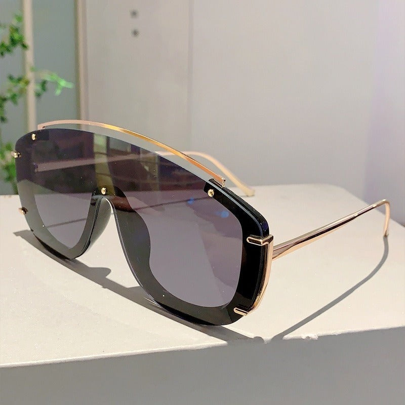 Veyro Shield Orange Gradient Sunglasses