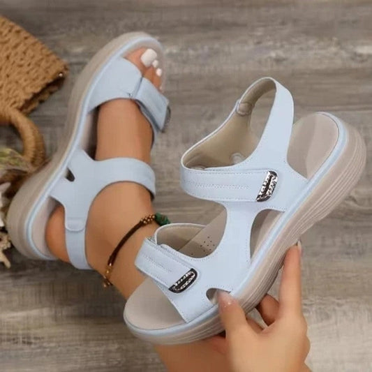 Plus Size Vionte Cushioned Platform Sport Sandals