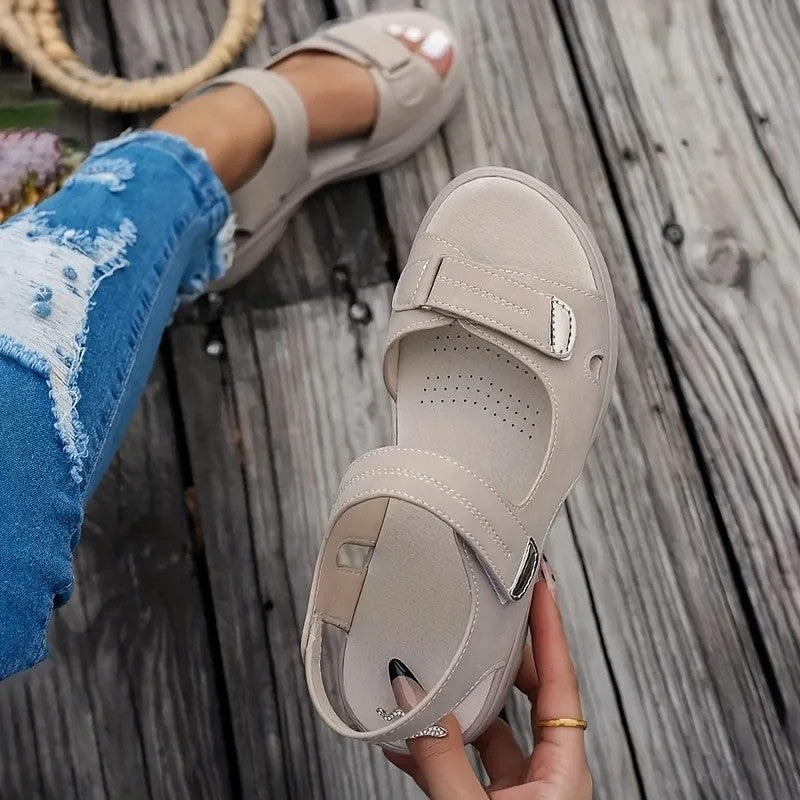 Plus Size Vionte Cushioned Platform Sport Sandals