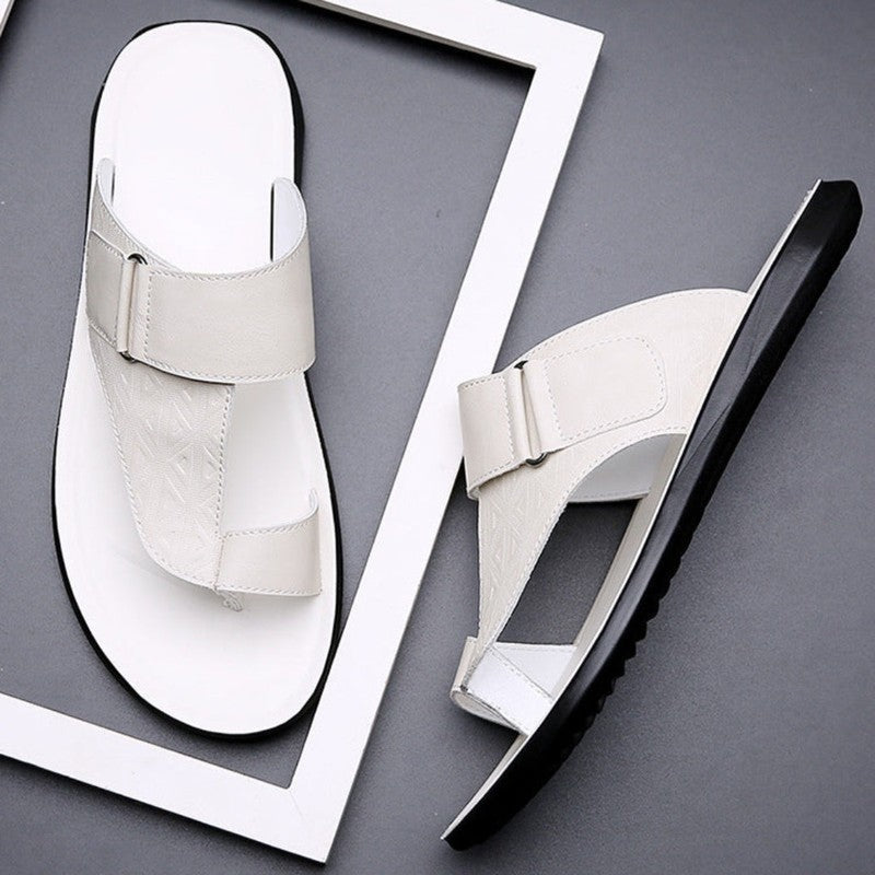 Virello Relaxed Buckle Slide Sandals