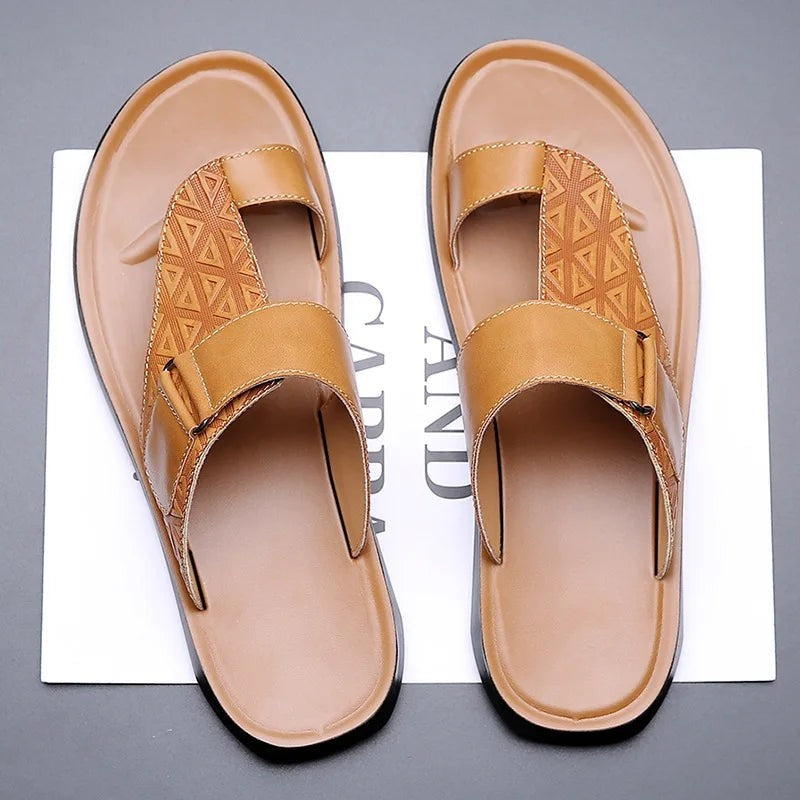 Virello Relaxed Buckle Slide Sandals