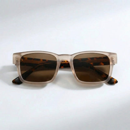 Virello Square Retro Polarized Sunglasses