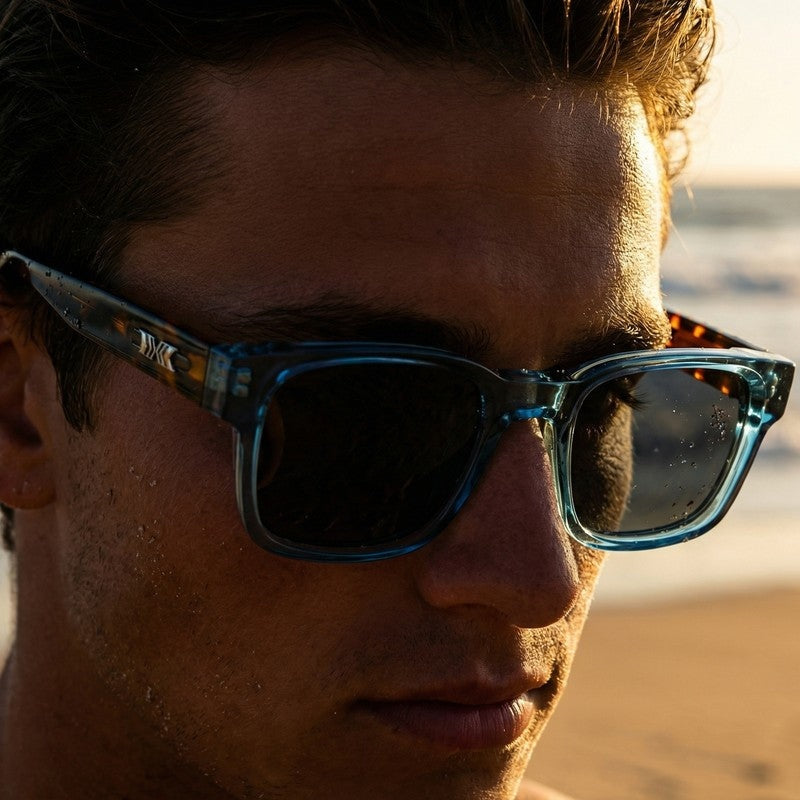 Virello Square Retro Polarized Sunglasses