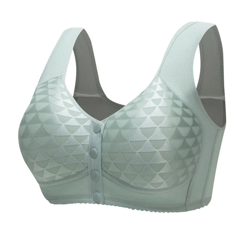 Plus Size Wireless Full Coverage Front Closure Bra