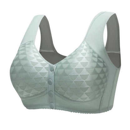 Plus Size Wireless Full Coverage Front Closure Bra