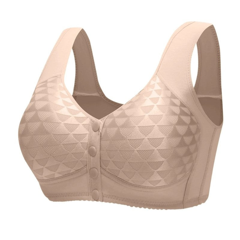 Plus Size Wireless Full Coverage Front Closure Bra