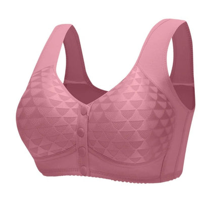 Plus Size Wireless Full Coverage Front Closure Bra