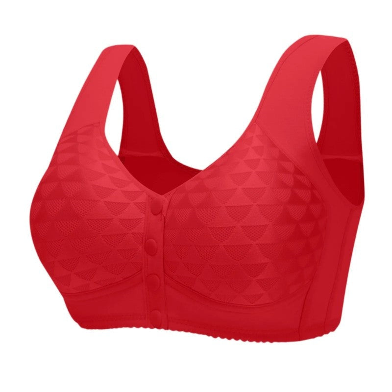 Plus Size Wireless Full Coverage Front Closure Bra