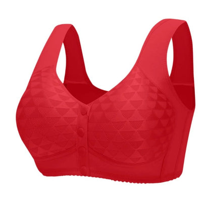 Plus Size Wireless Full Coverage Front Closure Bra